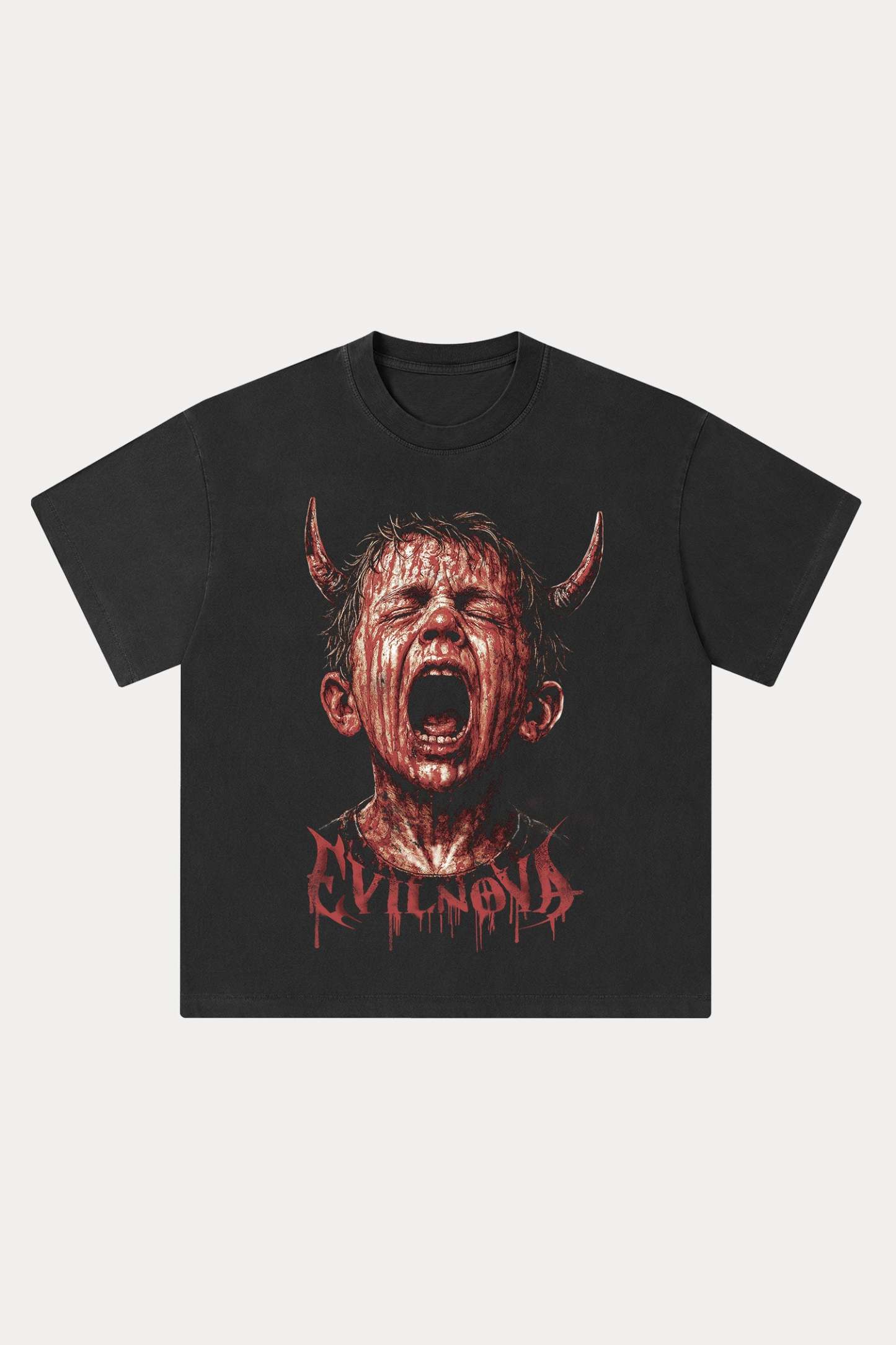 Evilnova Revelation Washed Streetwear T-Shirt-Evilnova