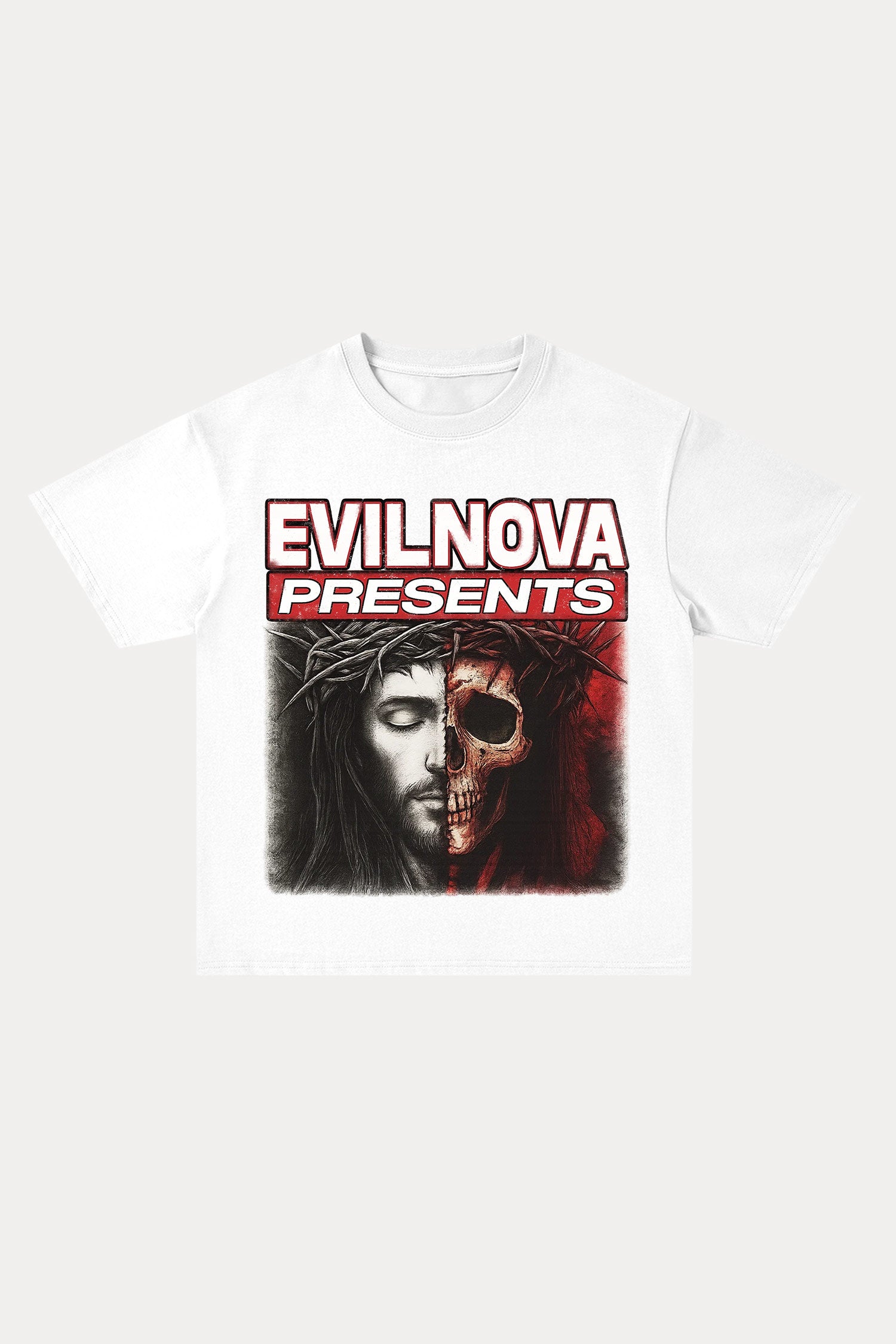 Evilnova Balance Cotton Oversize T-Shirt-Evilnova