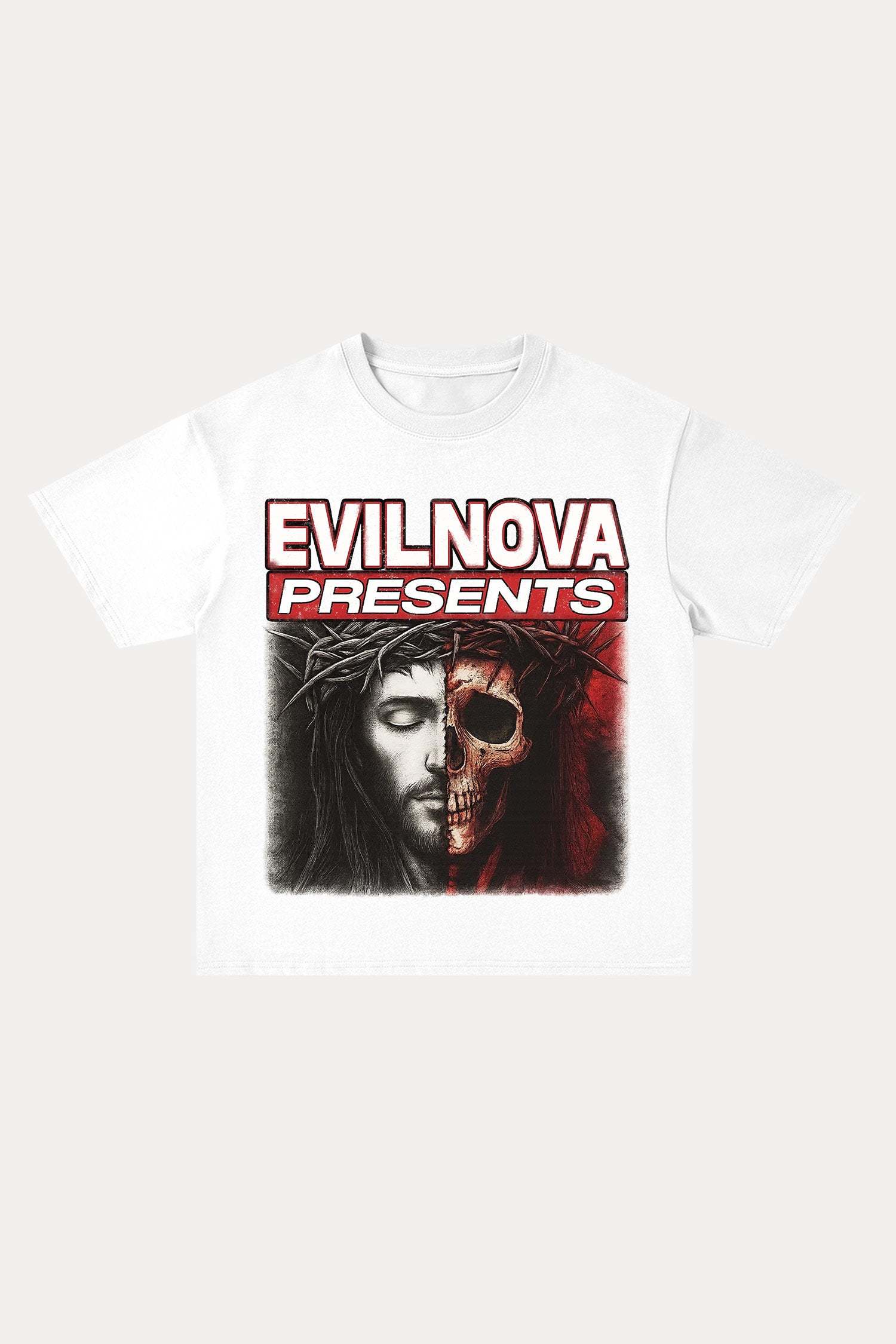 Evilnova Balance Cotton Oversize T-Shirt-Evilnova