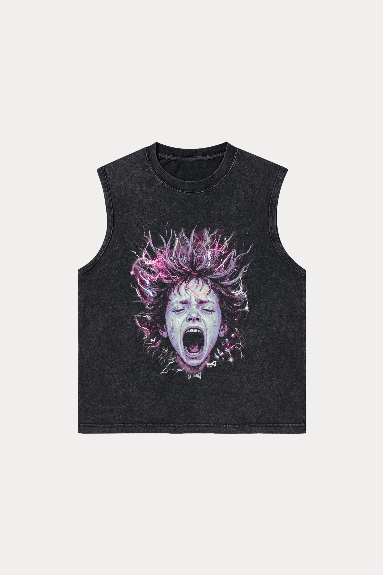 Evilnova Energy Washed Tank Top-Evilnova