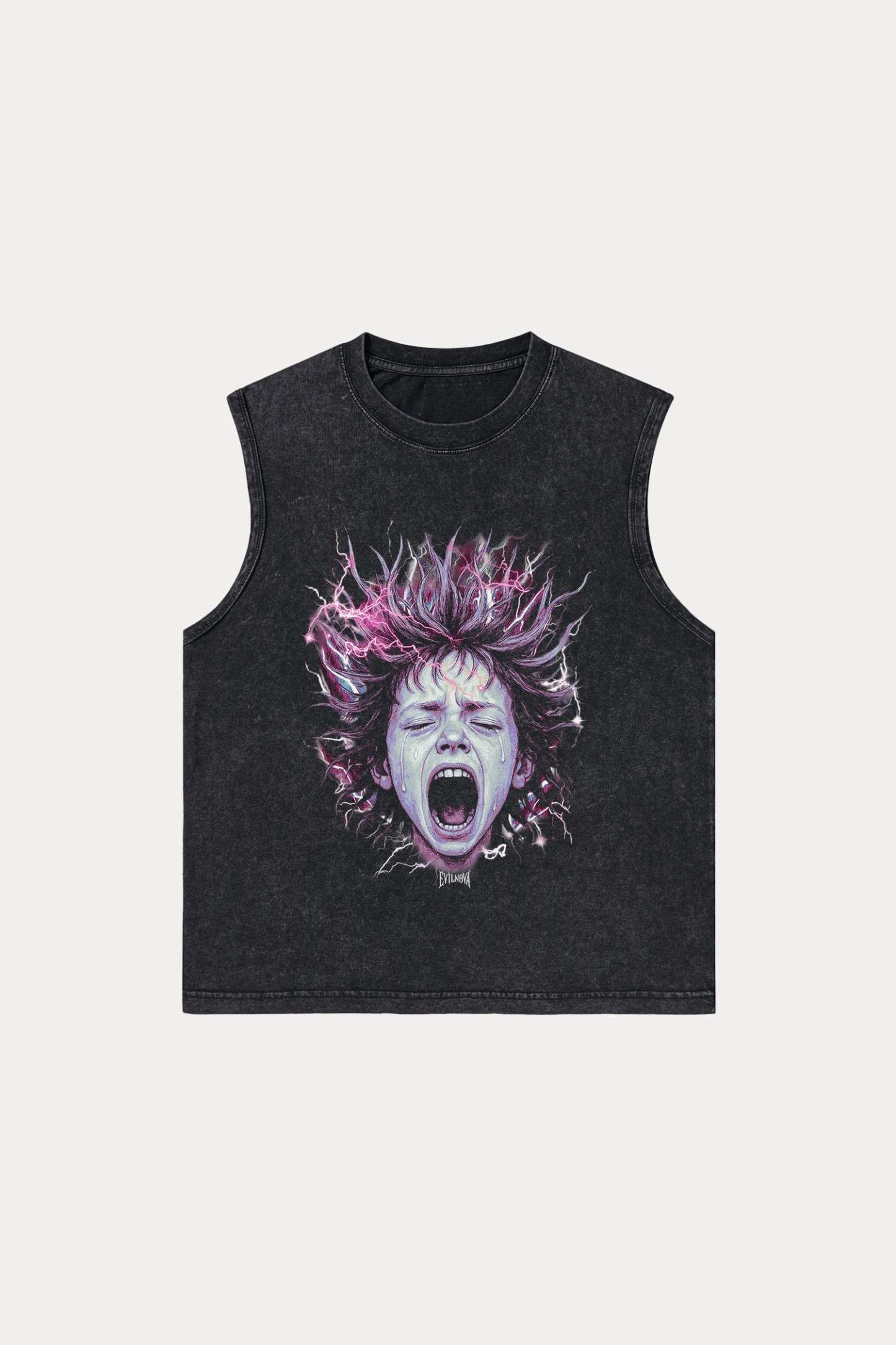 Evilnova Energy Washed Tank Top-Evilnova