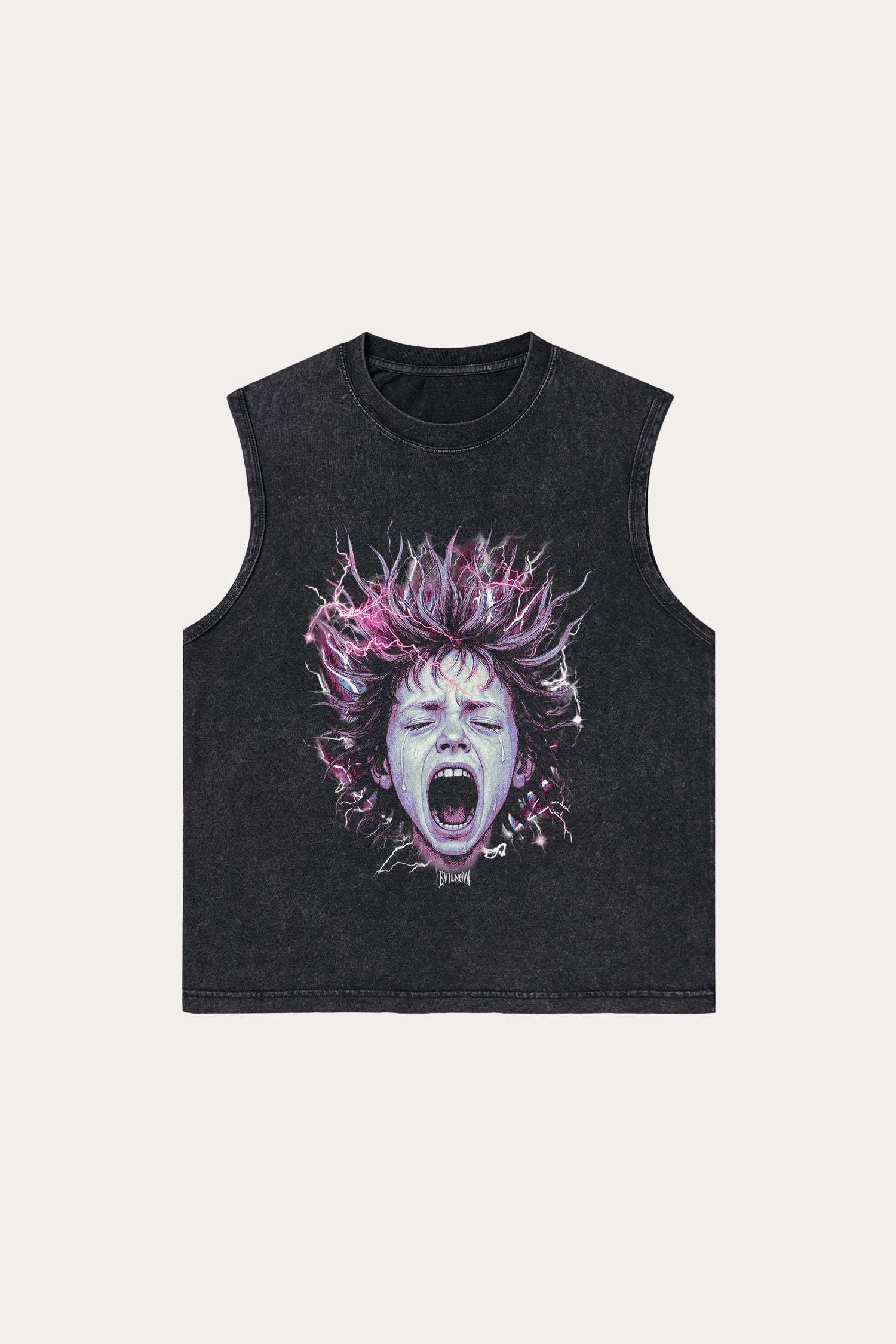 Evilnova Energy Washed Tank Top-Evilnova