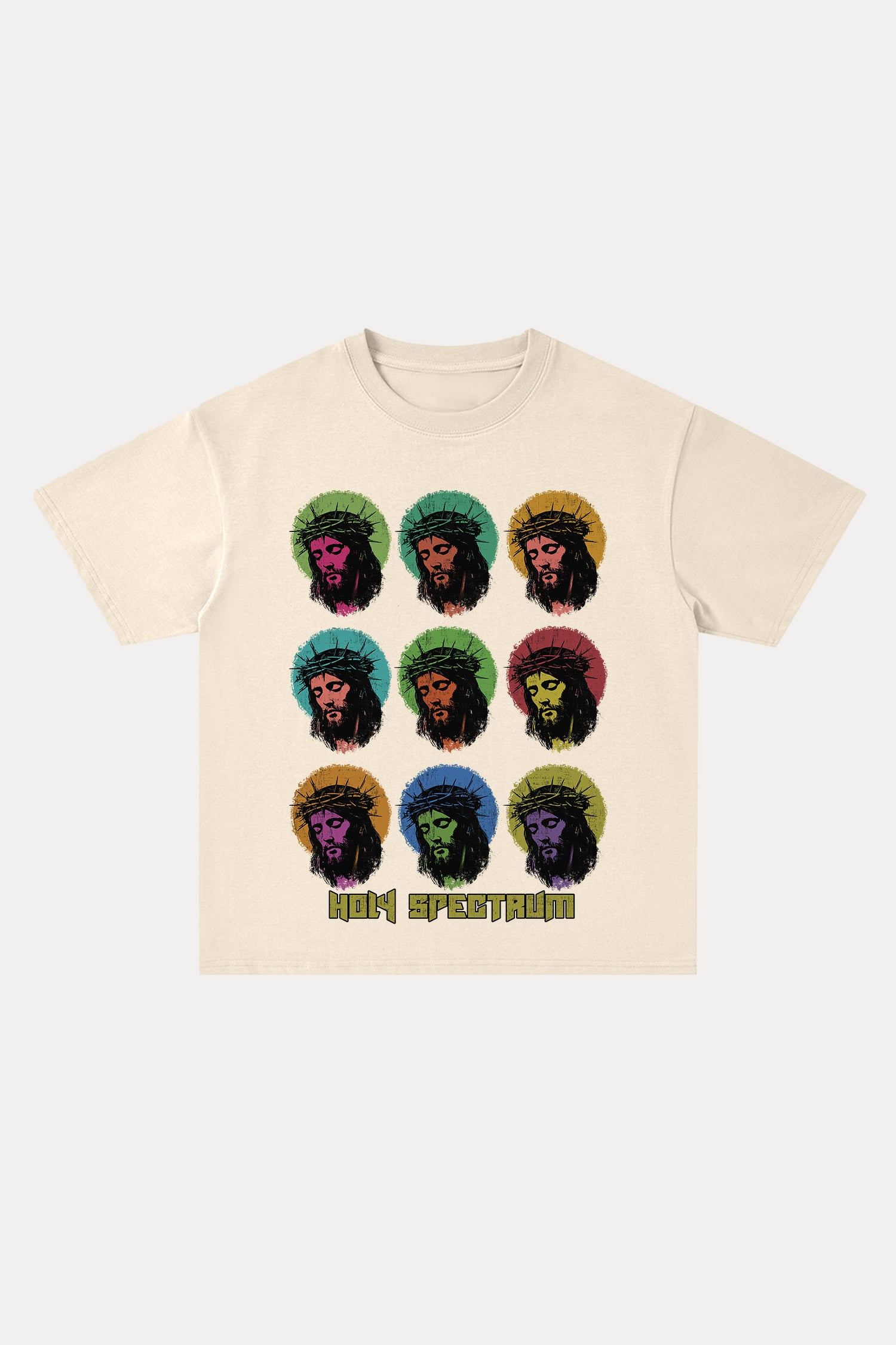 Evilnova Holy Spectrum Cotton Oversize T-Shirt-Evilnova