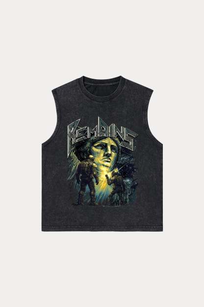 Evilnova Remains Washed Tank Top-Evilnova