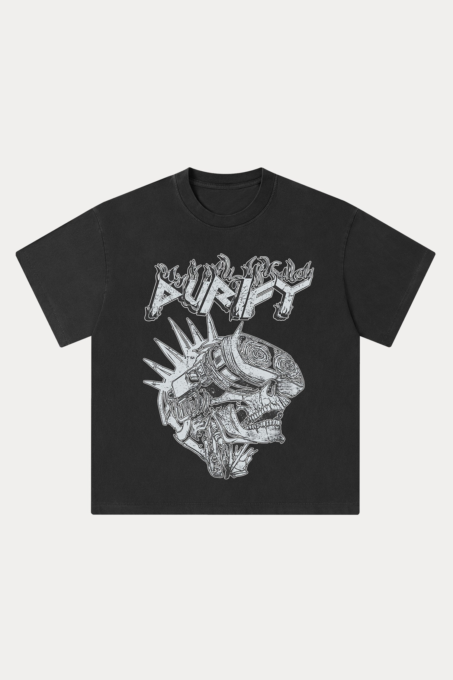 Evilnova Purify Washed Streetwear T-Shirt-Evilnova