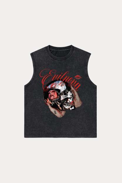 Evilnova Reflections Washed Tank Top-Evilnova