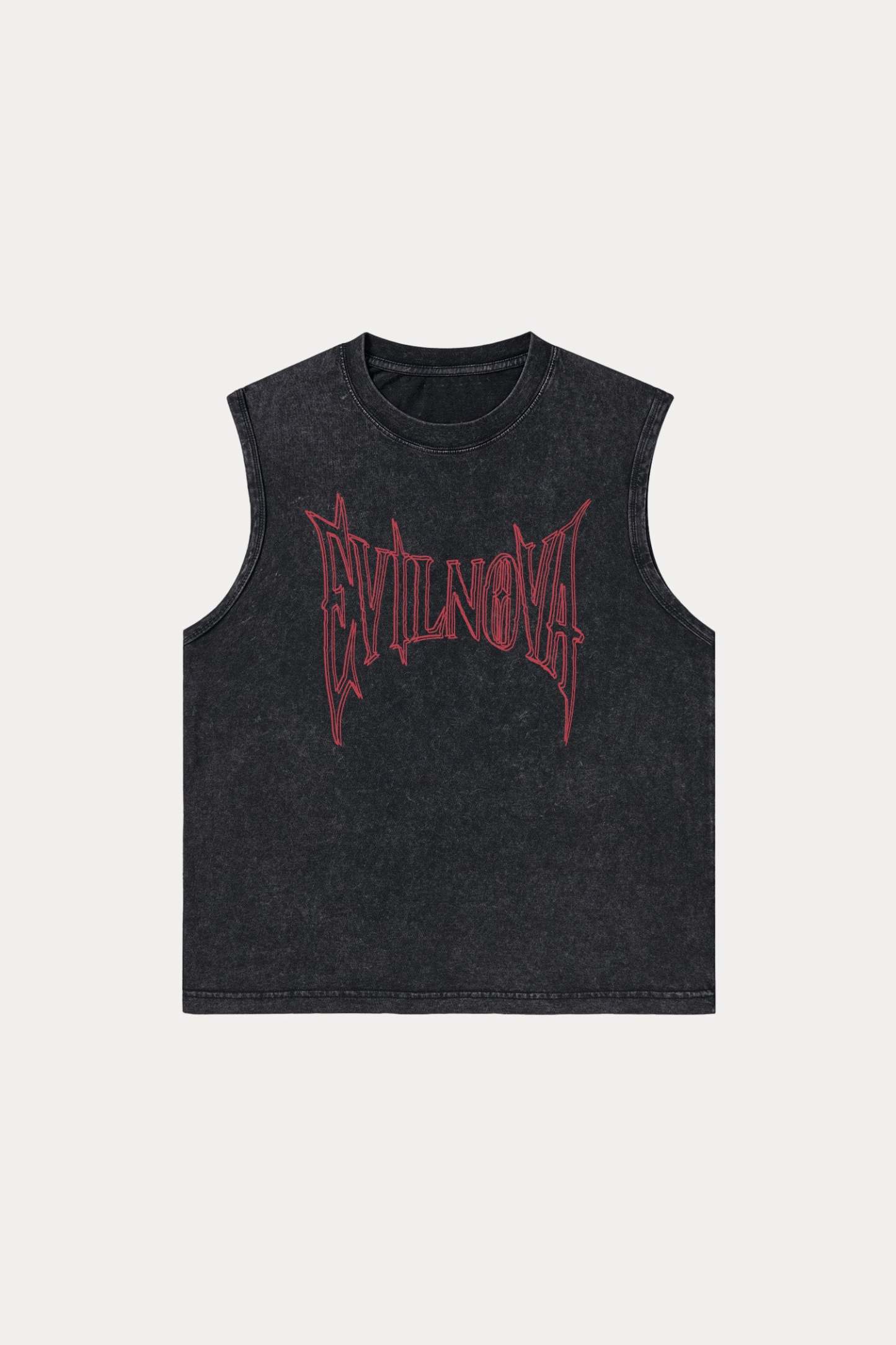 Evilnova Inferno Washed Tank Top-Evilnova