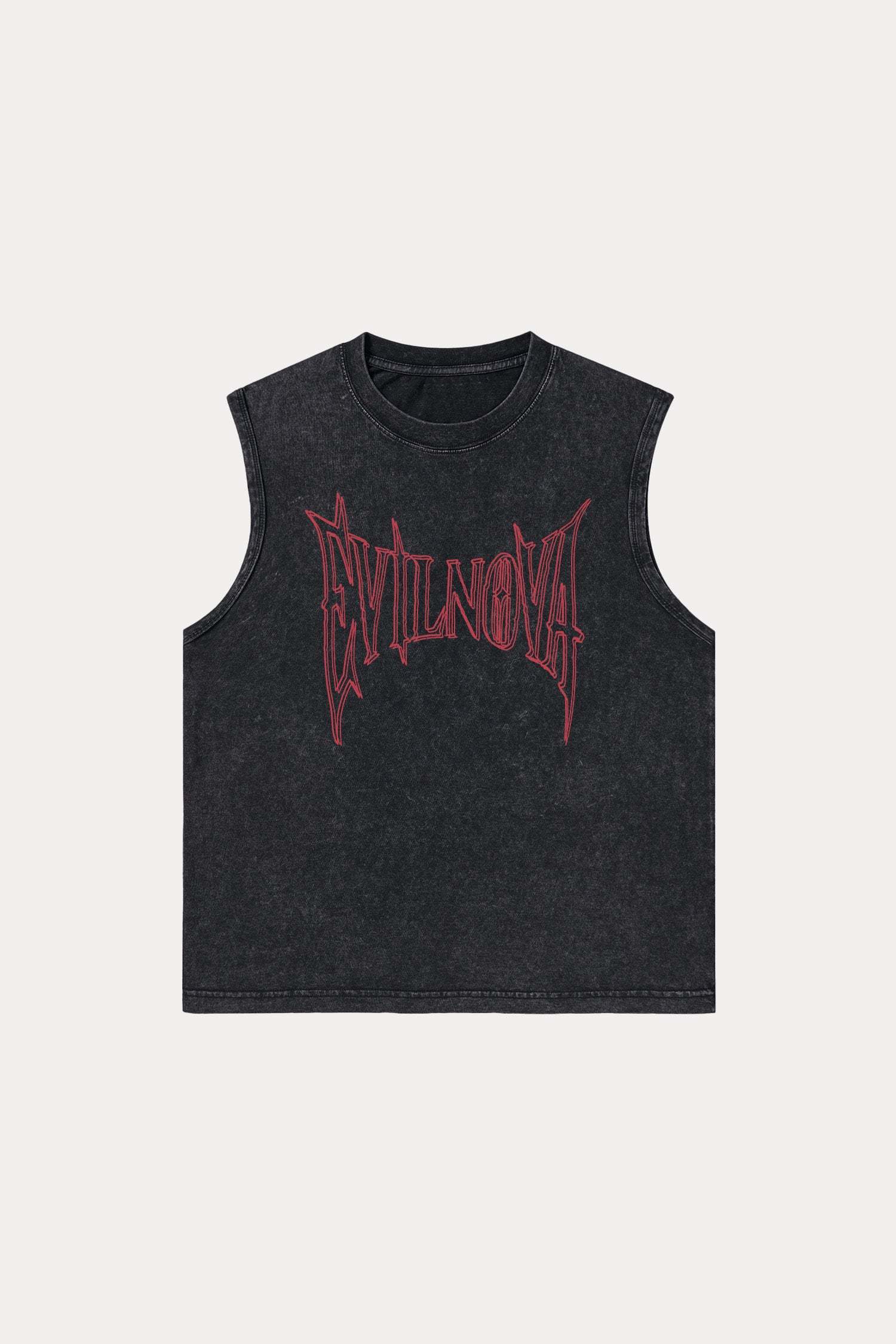 Evilnova Inferno Washed Tank Top-Evilnova