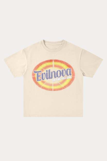 Evilnova In The Future Cotton Oversize T-Shirt-Evilnova