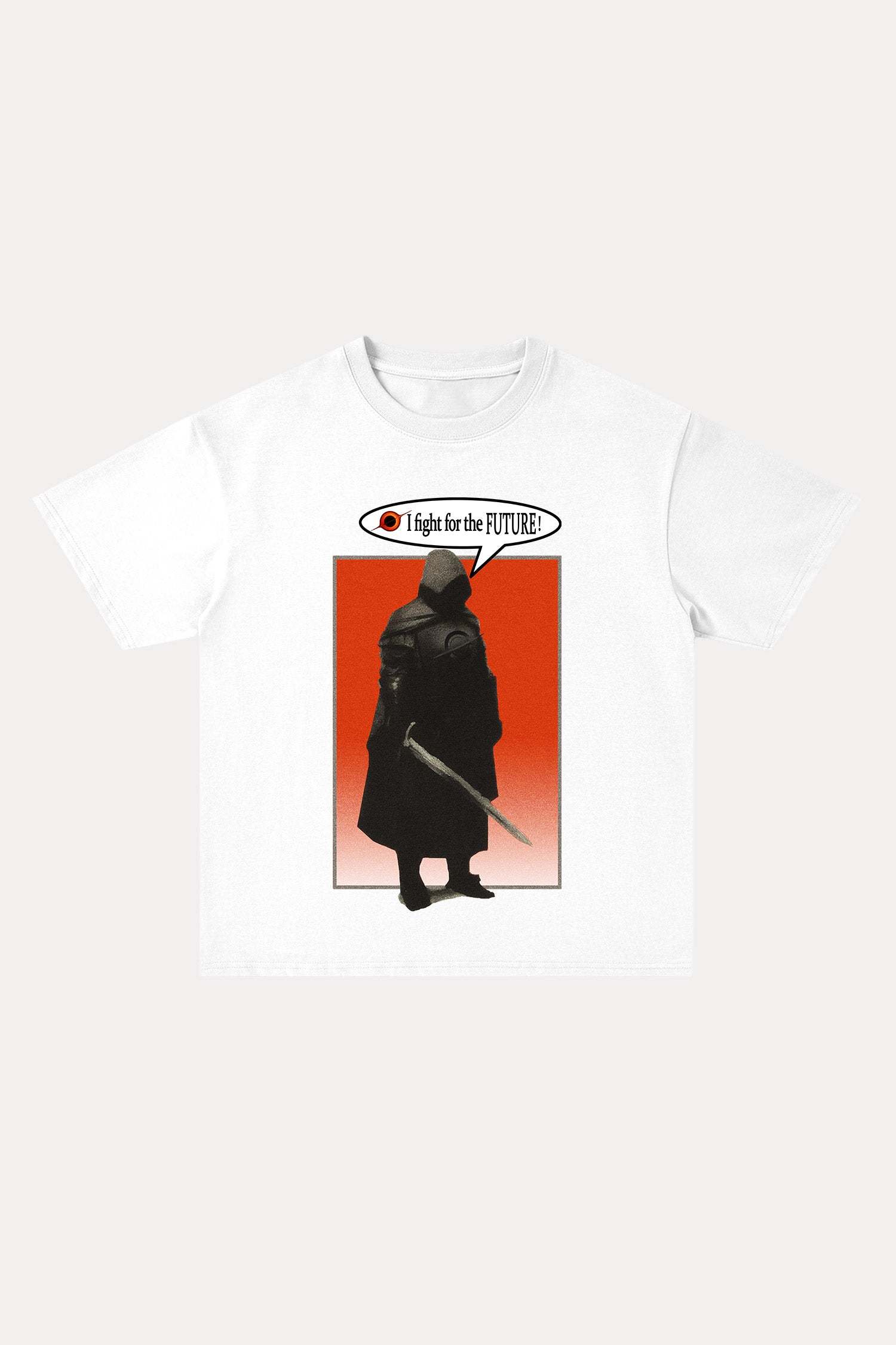 Evilnova Black Hole Knight Cotton Oversize T-Shirt-Evilnova