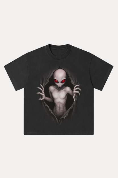 Evilnova Abyss Washed Streetwear T-Shirt-Evilnova