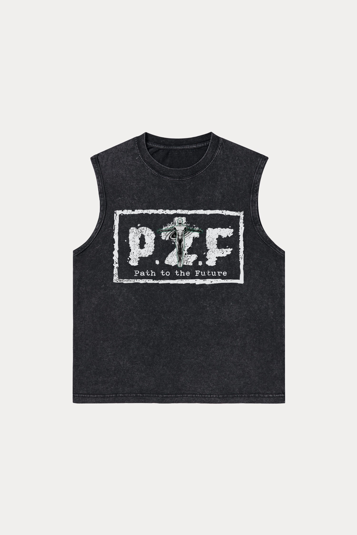 Evilnova P2F Washed Tank Top-Evilnova