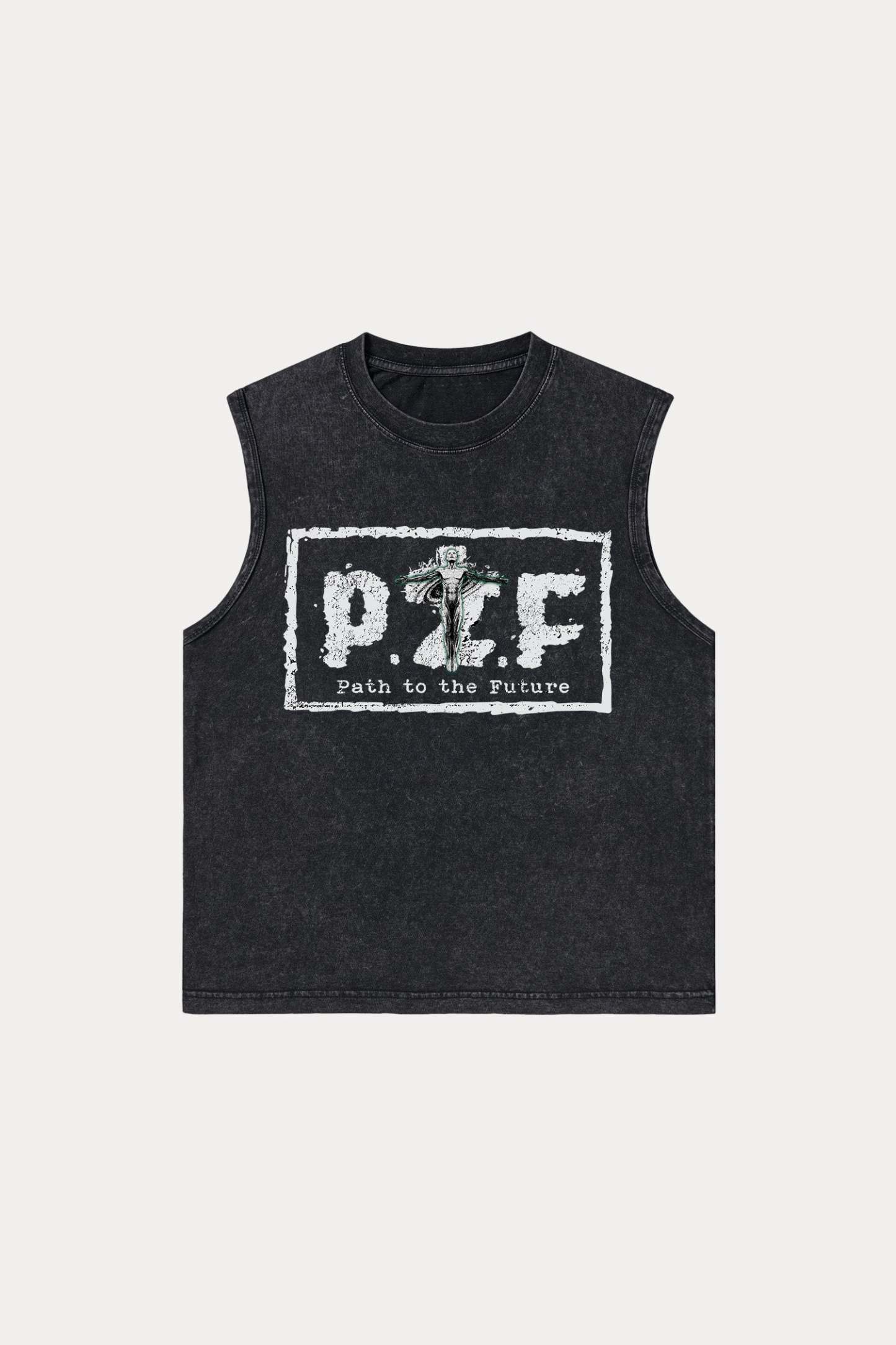 Evilnova P2F Washed Tank Top-Evilnova