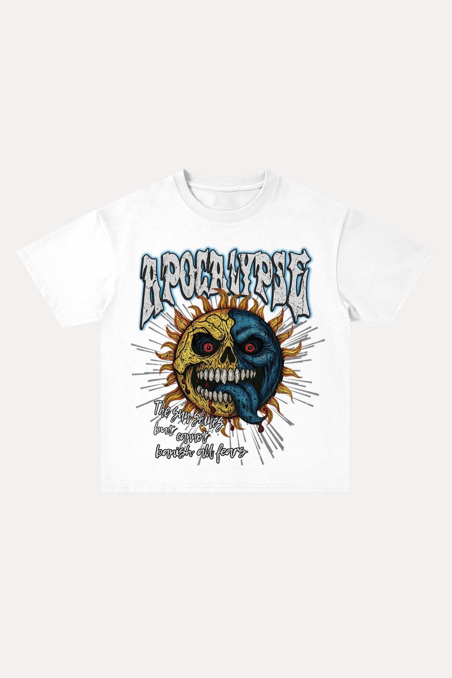 Evilnova Apocalypse Cotton Oversize T-Shirt-Evilnova
