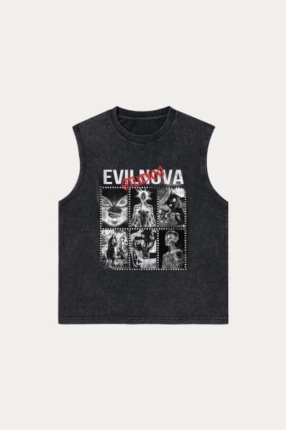 Evilnova  Evilnova Studios Washed Tank Top-Evilnova