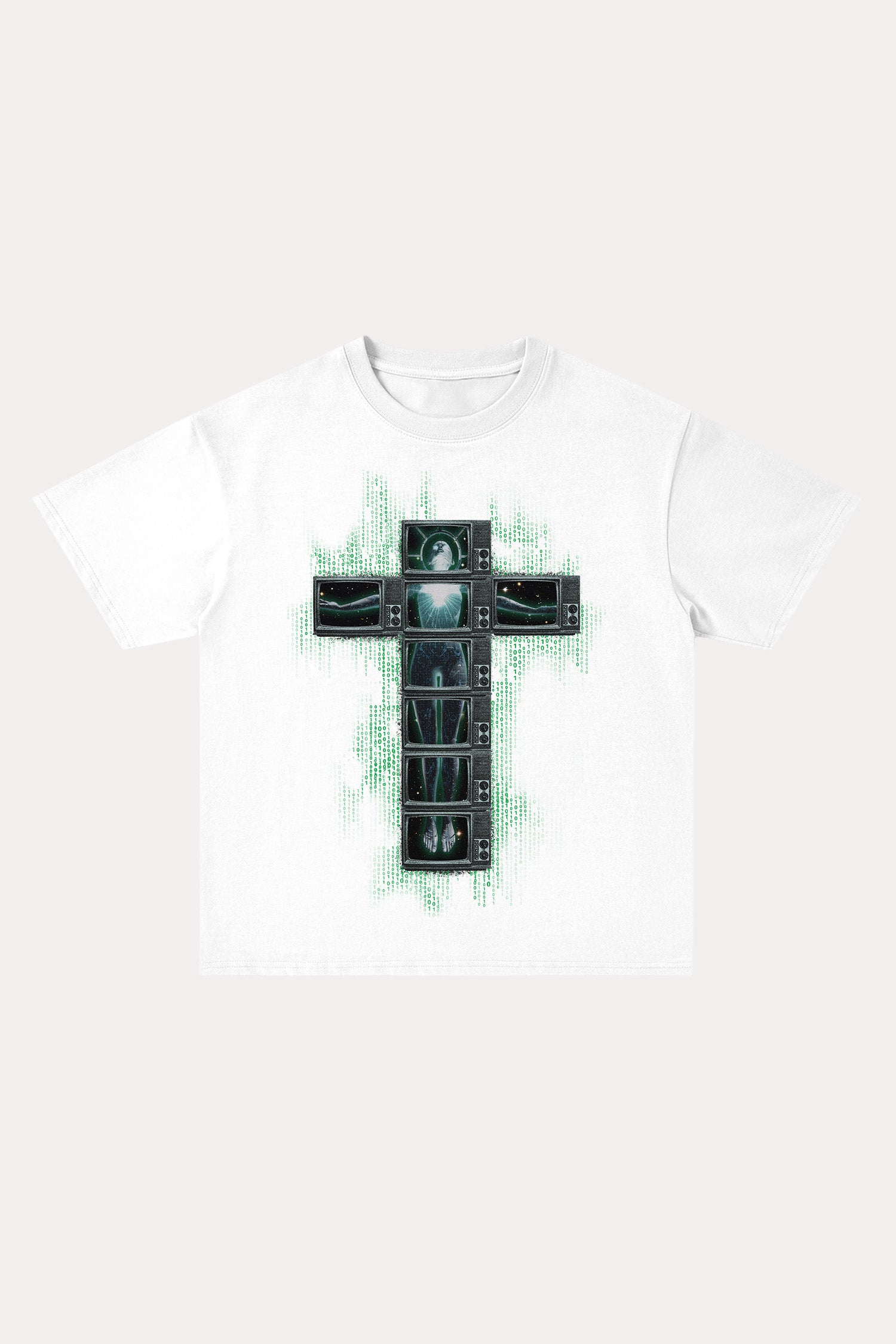 Evilnova Future Cross Cotton Oversize T-Shirt-Evilnova