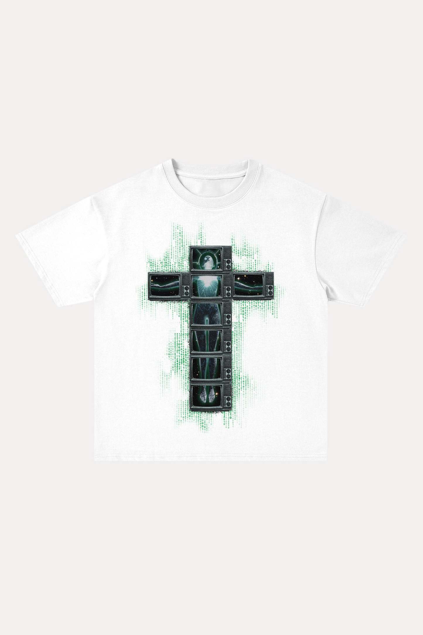 Evilnova Future Cross Cotton Oversize T-Shirt-Evilnova