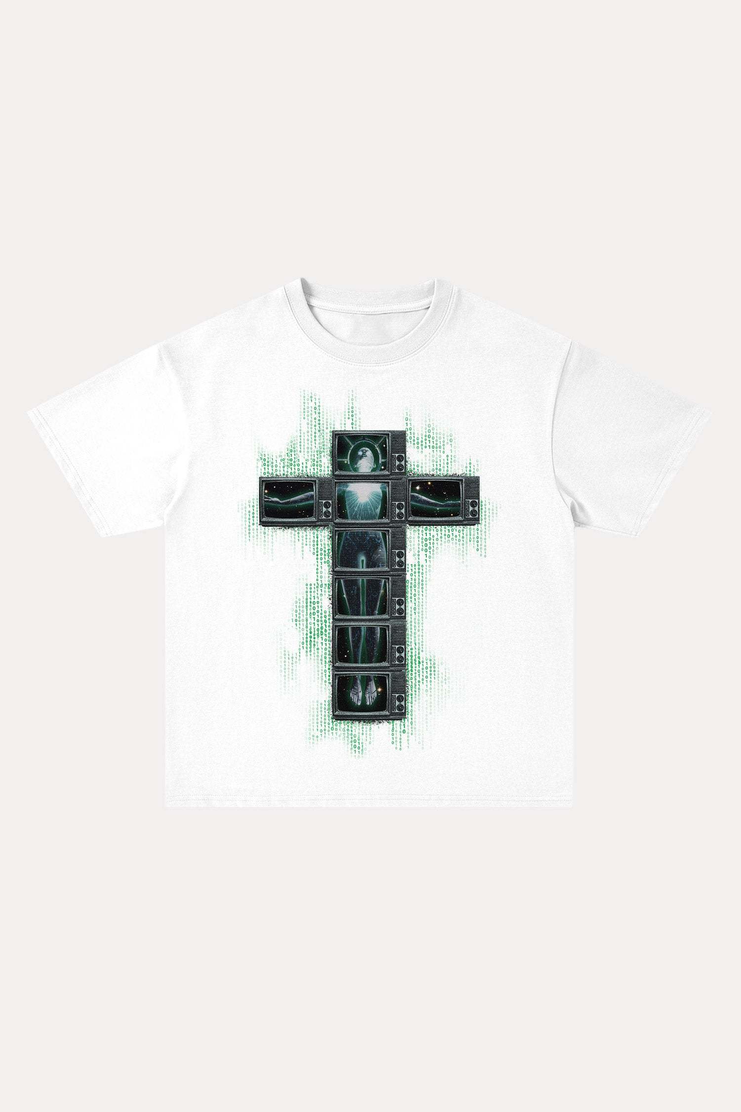 Evilnova Future Cross Cotton Oversize T-Shirt-Evilnova