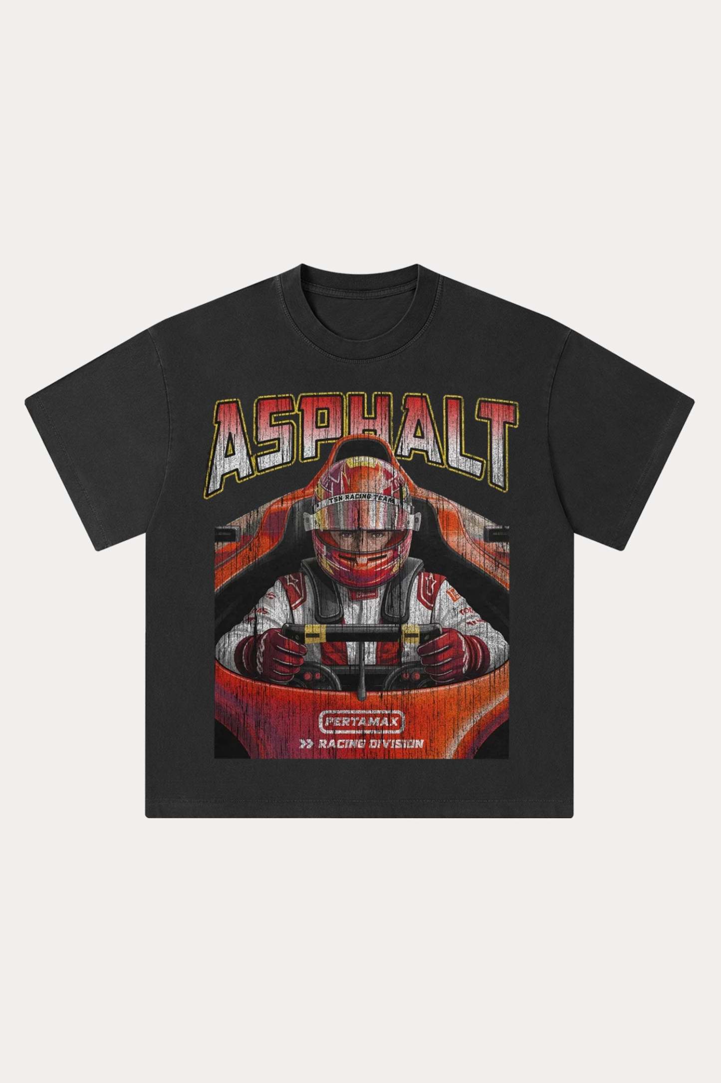 Evilnova Asphalt Washed Streetwear T-Shirt-Evilnova