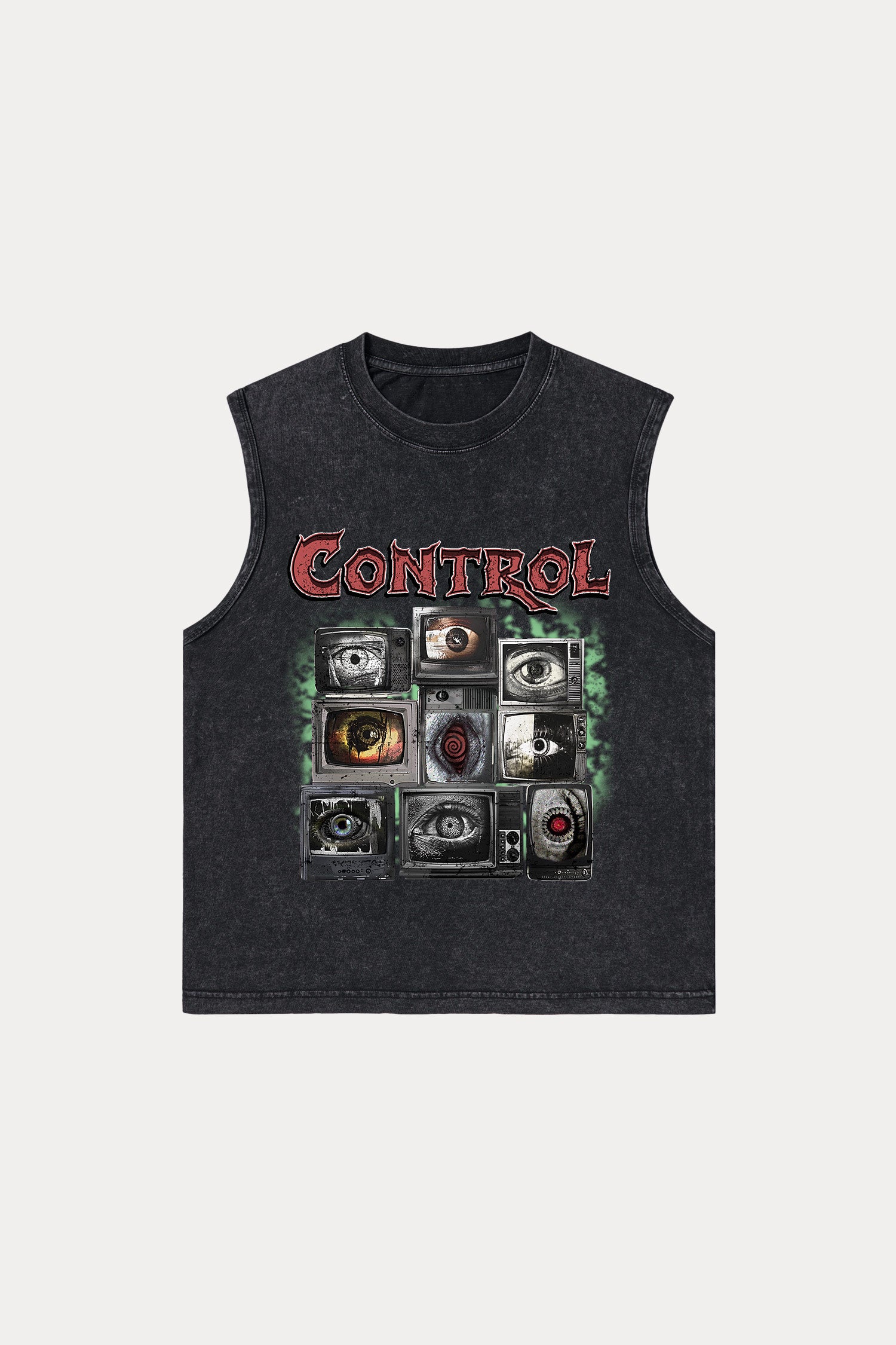 Evilnova Control Washed Tank Top-Evilnova