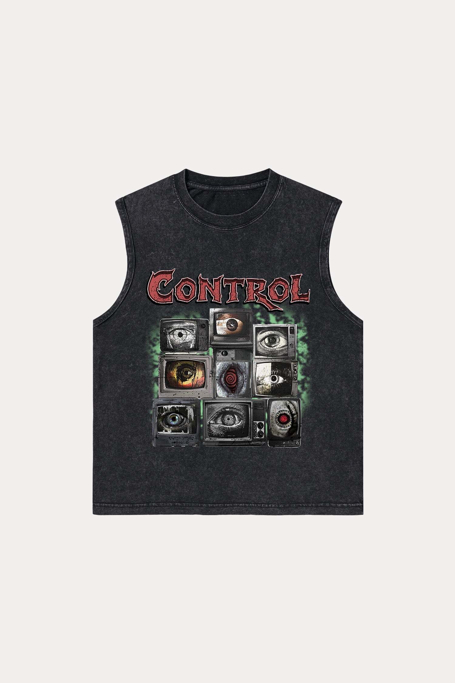 Evilnova Control Washed Tank Top-Evilnova