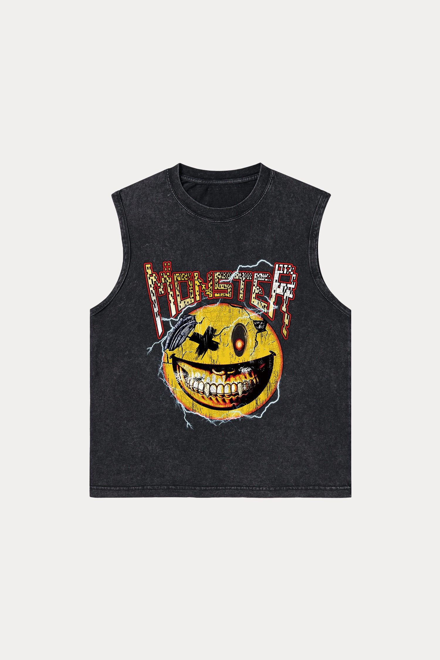 Evilnova Monster Washed Tank Top-Evilnova
