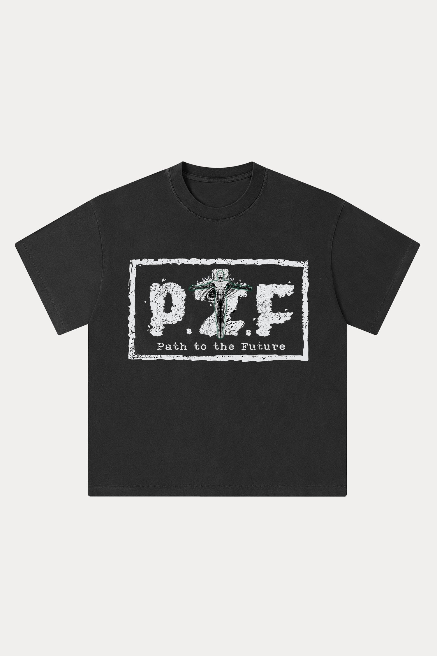 Evilnova P2F Washed Streetwear T-Shirt-Evilnova