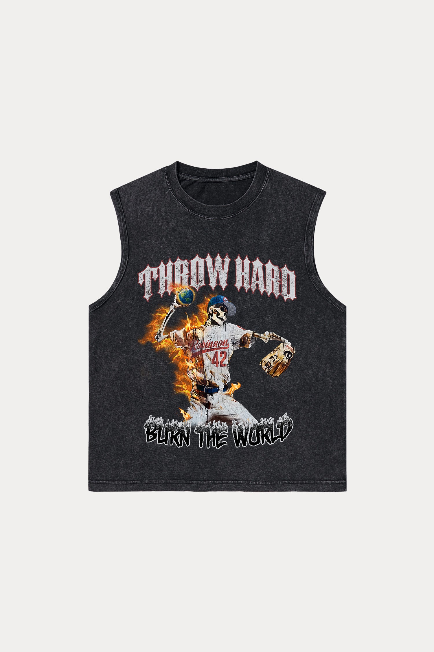 Evilnova Throw Hard Washed Tank Top-Evilnova