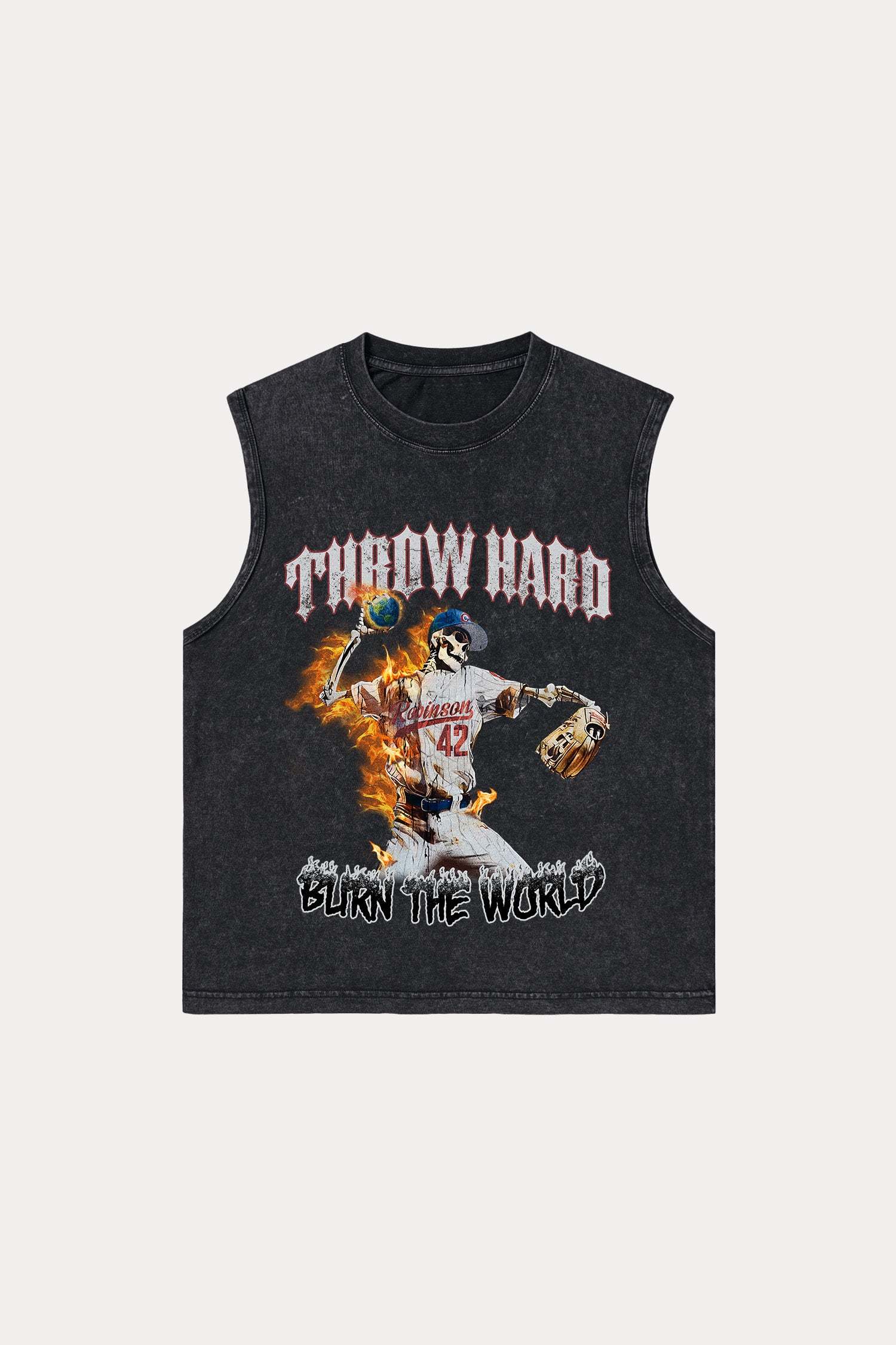 Evilnova Throw Hard Washed Tank Top-Evilnova
