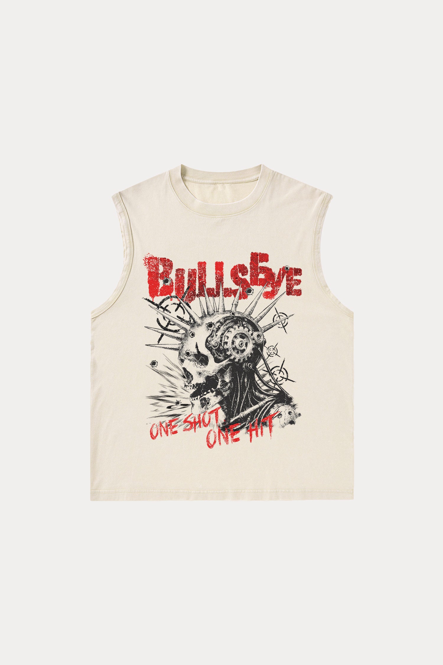 Evilnova Bullseye Washed Tank Top-Evilnova