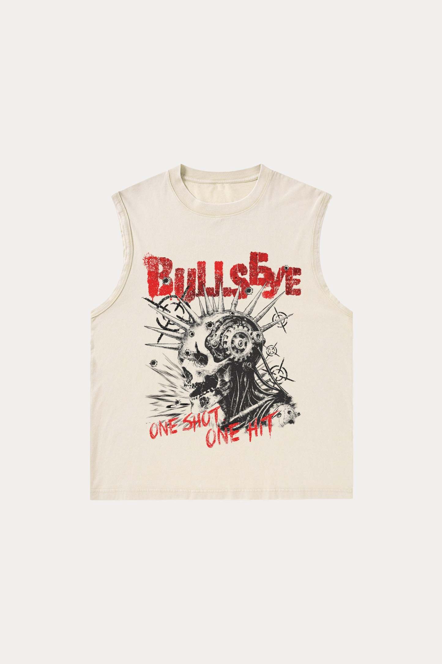 Evilnova Bullseye Washed Tank Top-Evilnova