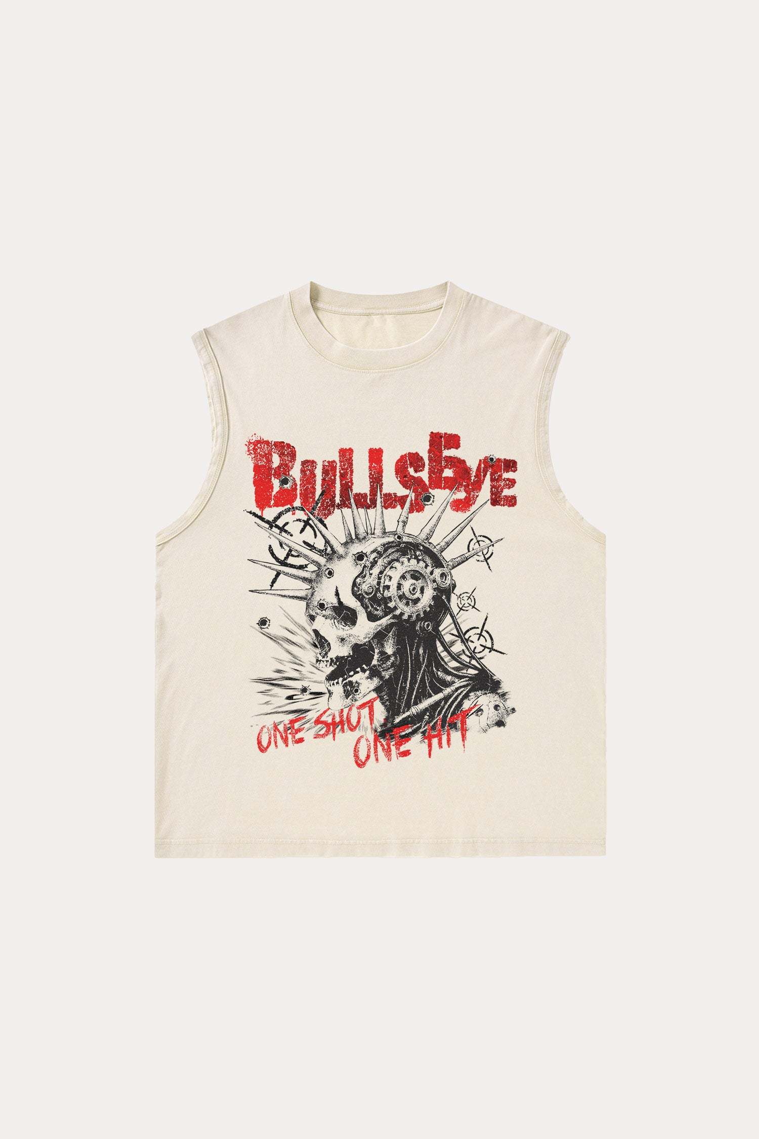 Evilnova Bullseye Washed Tank Top-Evilnova