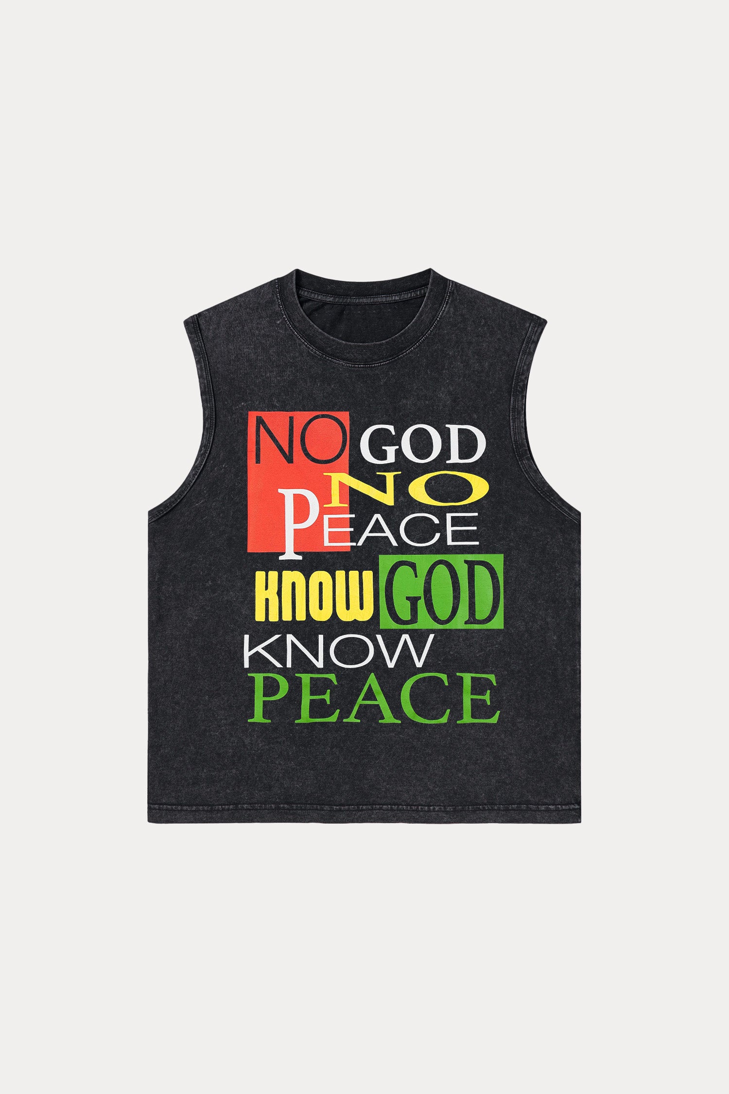 Evilnova God Washed Tank Top-Evilnova