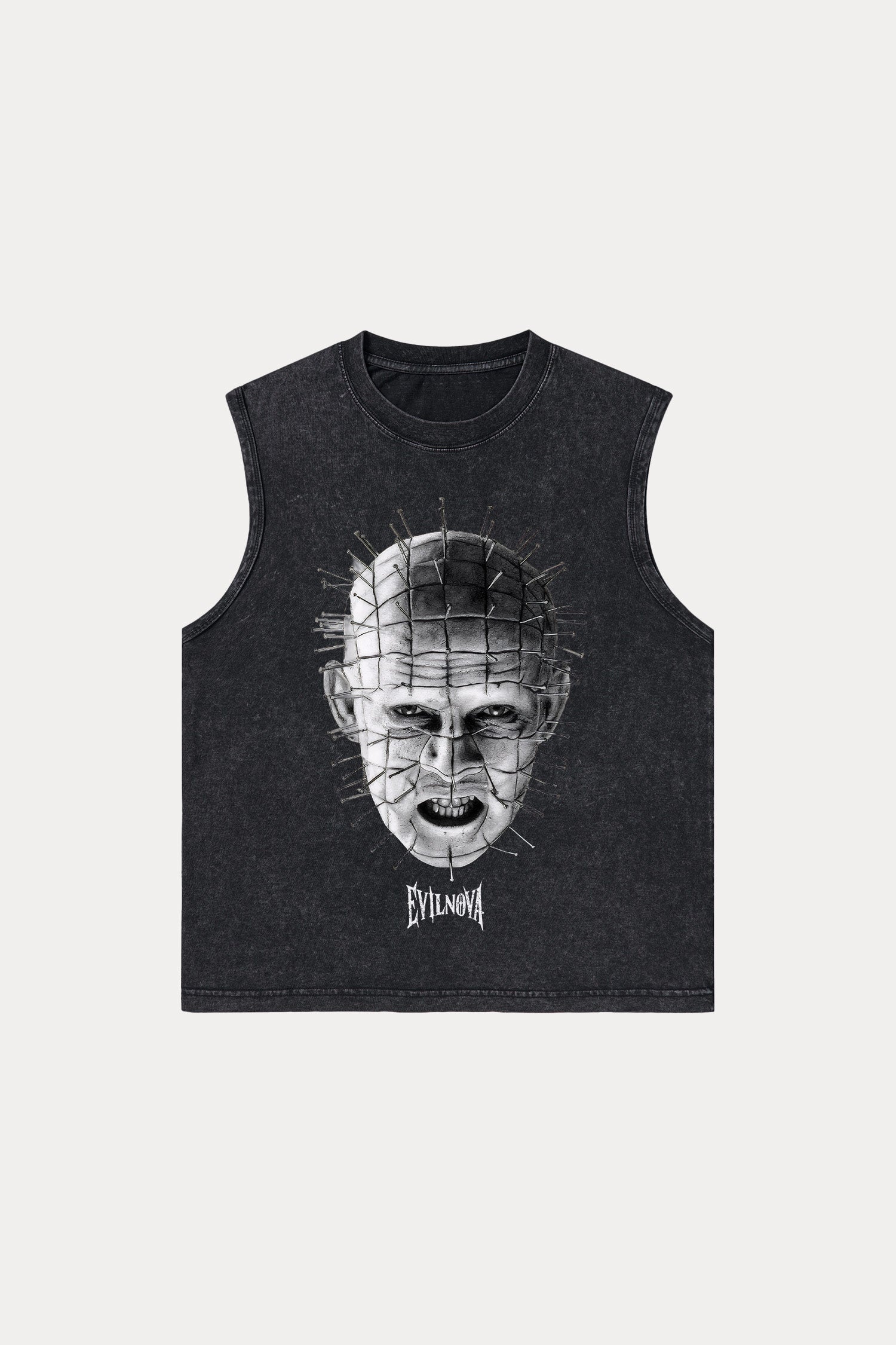 Evilnova Terror Washed Tank Top-Evilnova