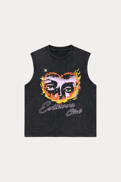Evilnova Ignite Washed Tank Top-Evilnova