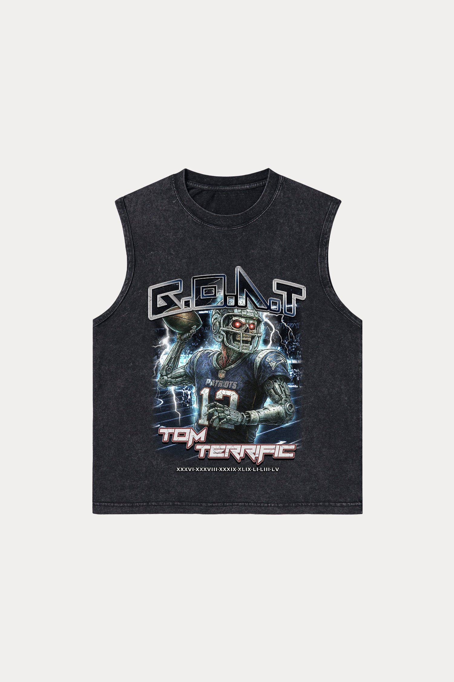 Evilnova Goat Washed Tank Top-Evilnova