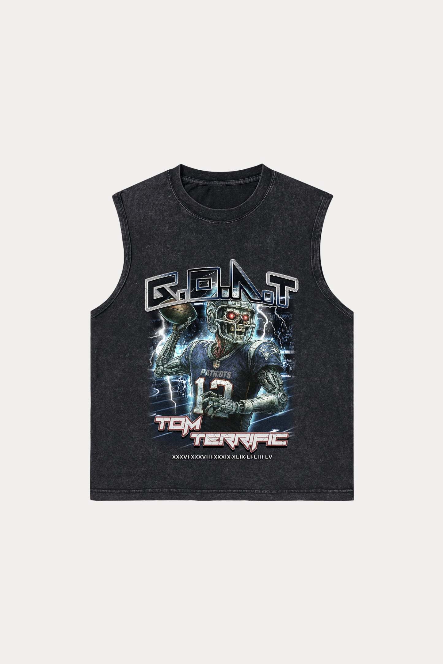 Evilnova Goat Washed Tank Top-Evilnova