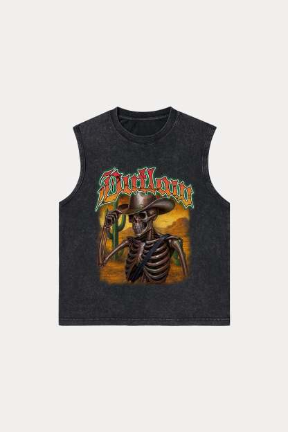 Evilnova Outlaw Washed Tank Top-Evilnova