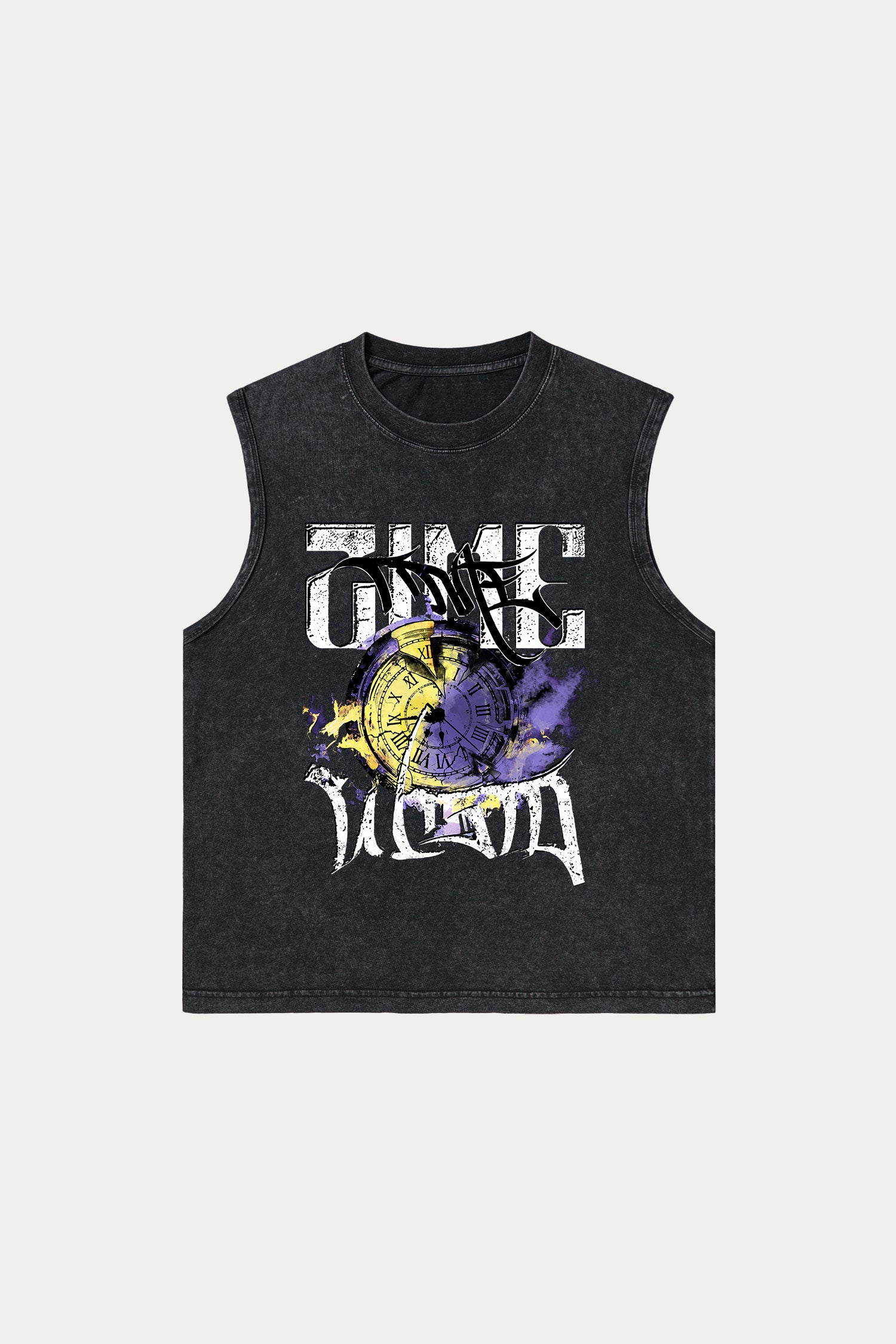 Evilnova Time Washed Tank Top-Evilnova