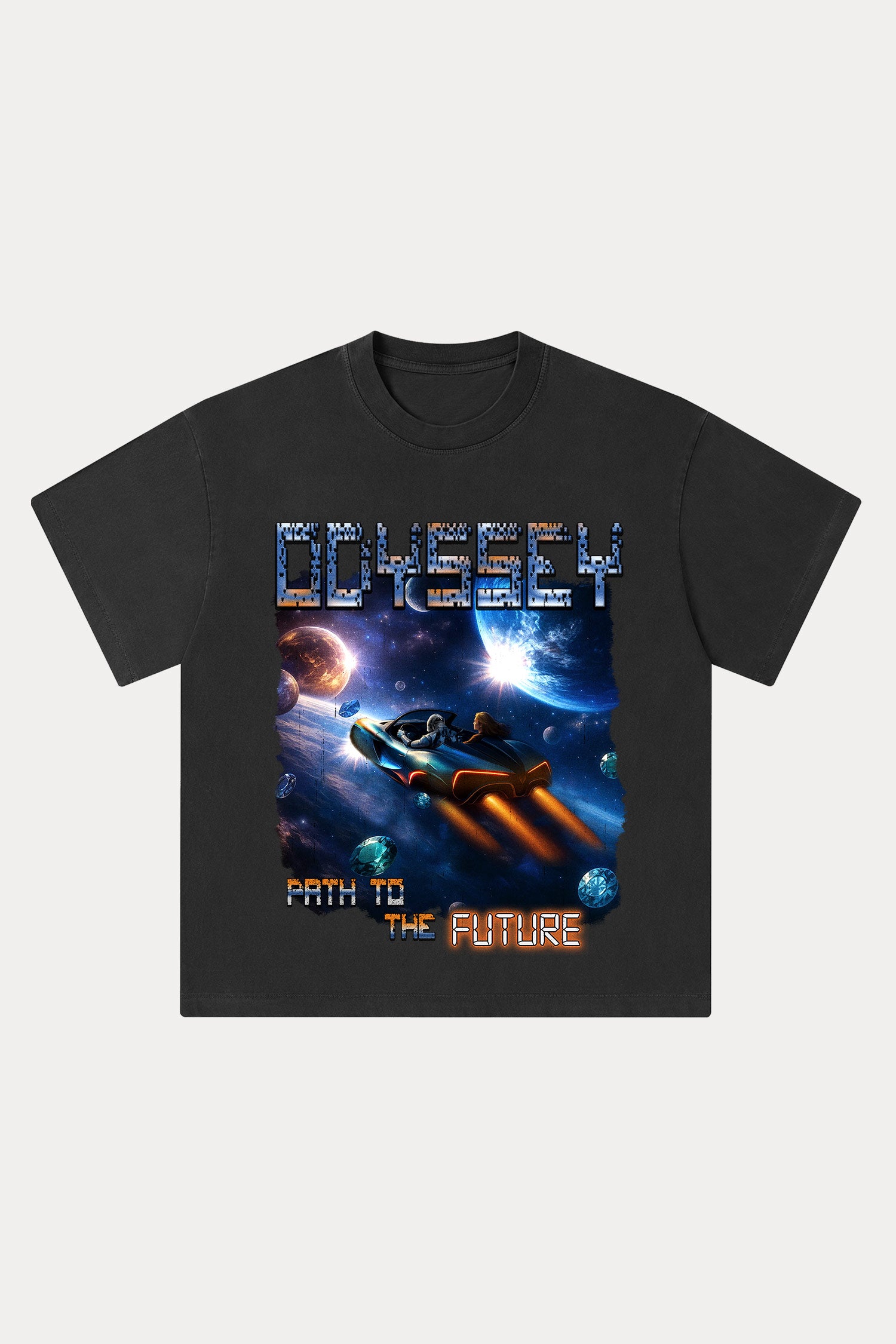 Evilnova Odyssey Washed Streetwear T-Shirt-Evilnova