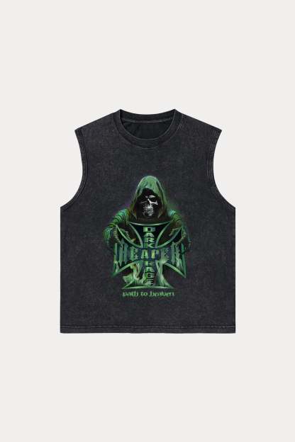 Evilnova Dark Rage Washed Tank Top-Evilnova