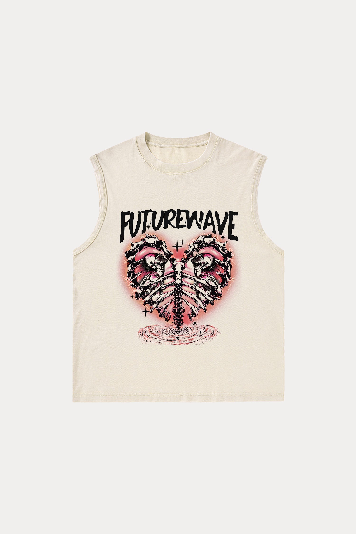 Evilnova Futurewave Washed Tank Top-Evilnova