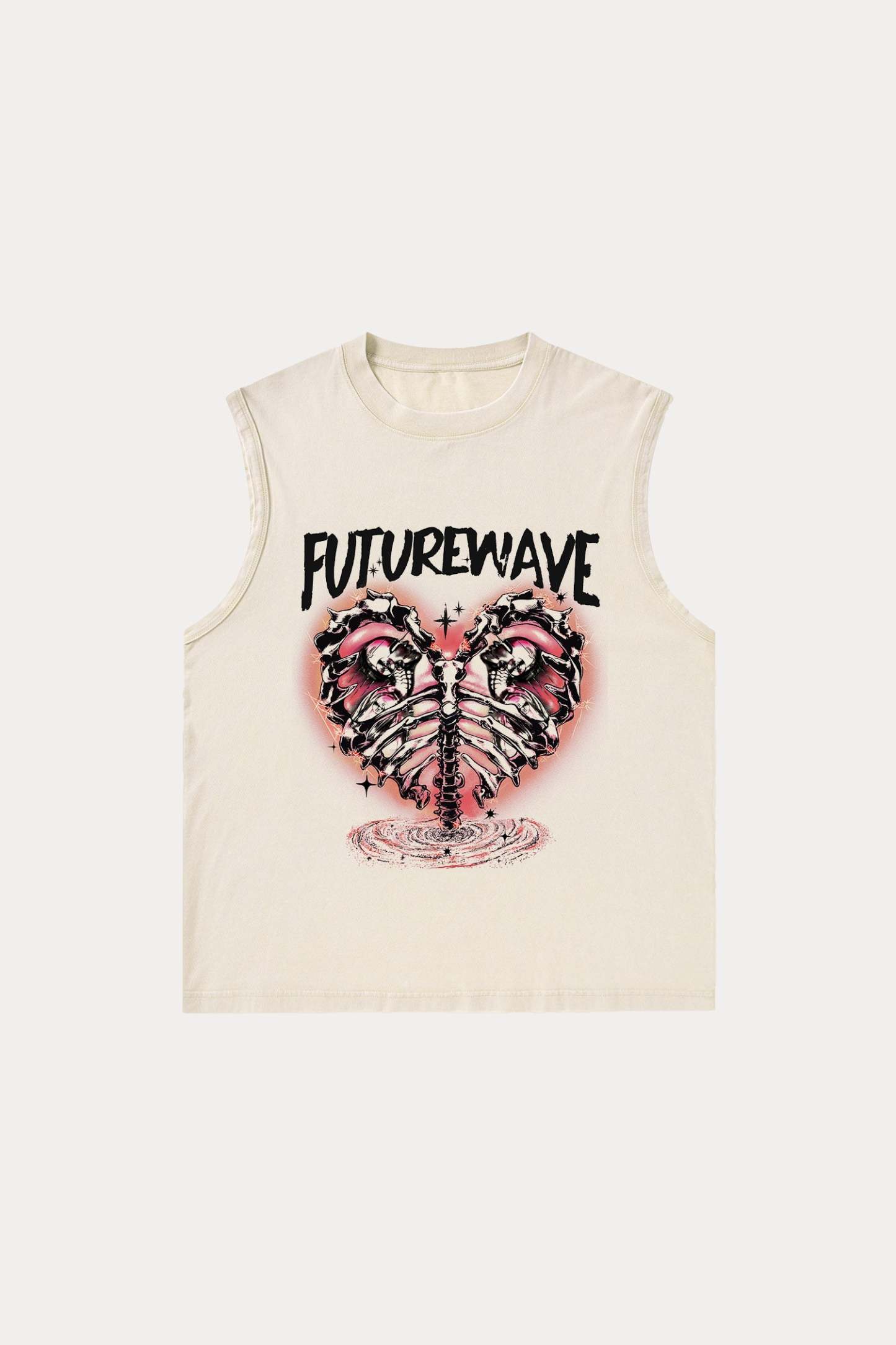 Evilnova Futurewave Washed Tank Top-Evilnova