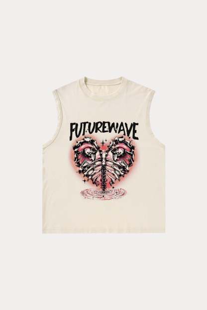 Evilnova Futurewave Washed Tank Top-Evilnova