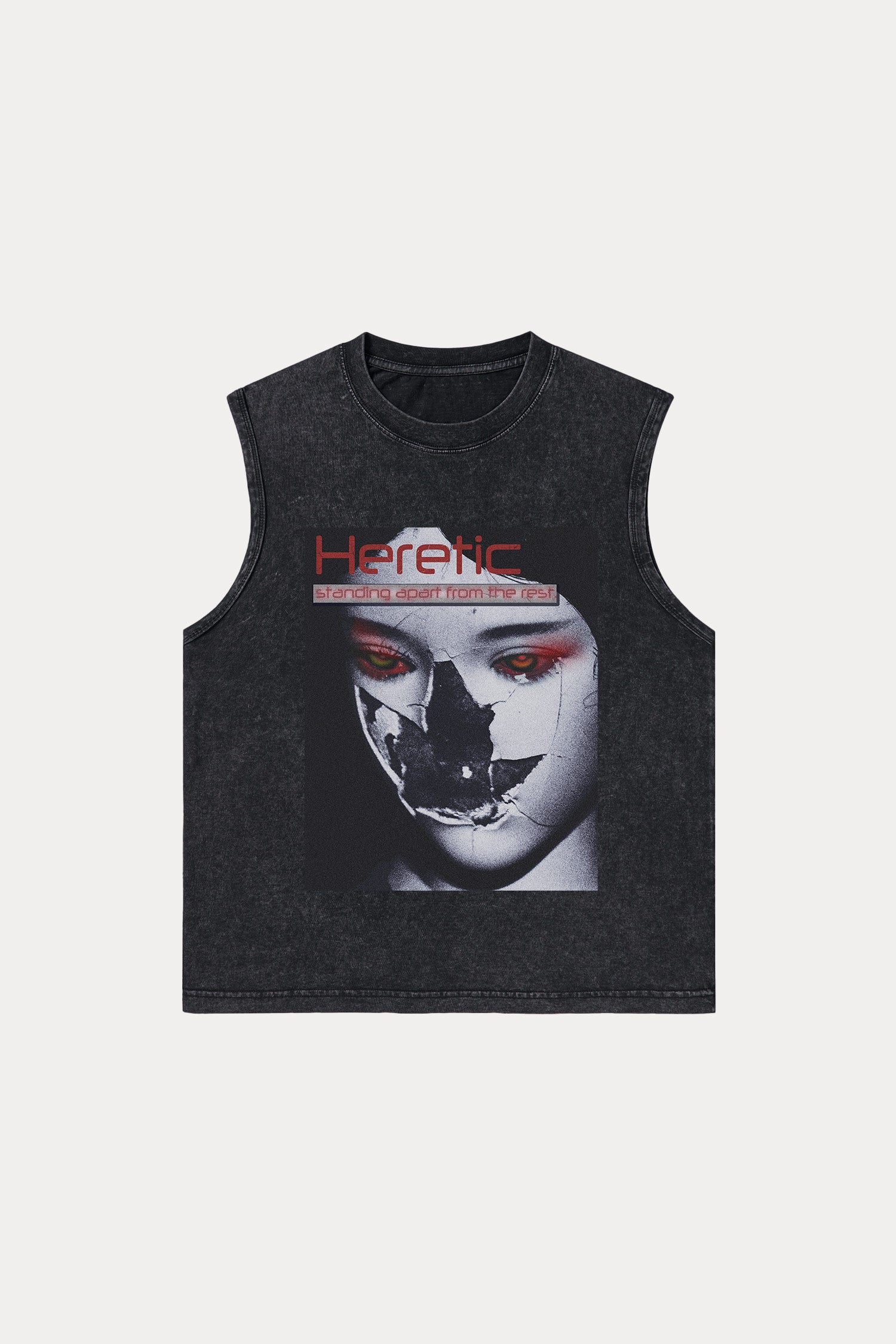 Evilnova Heretic Washed Tank Top-Evilnova