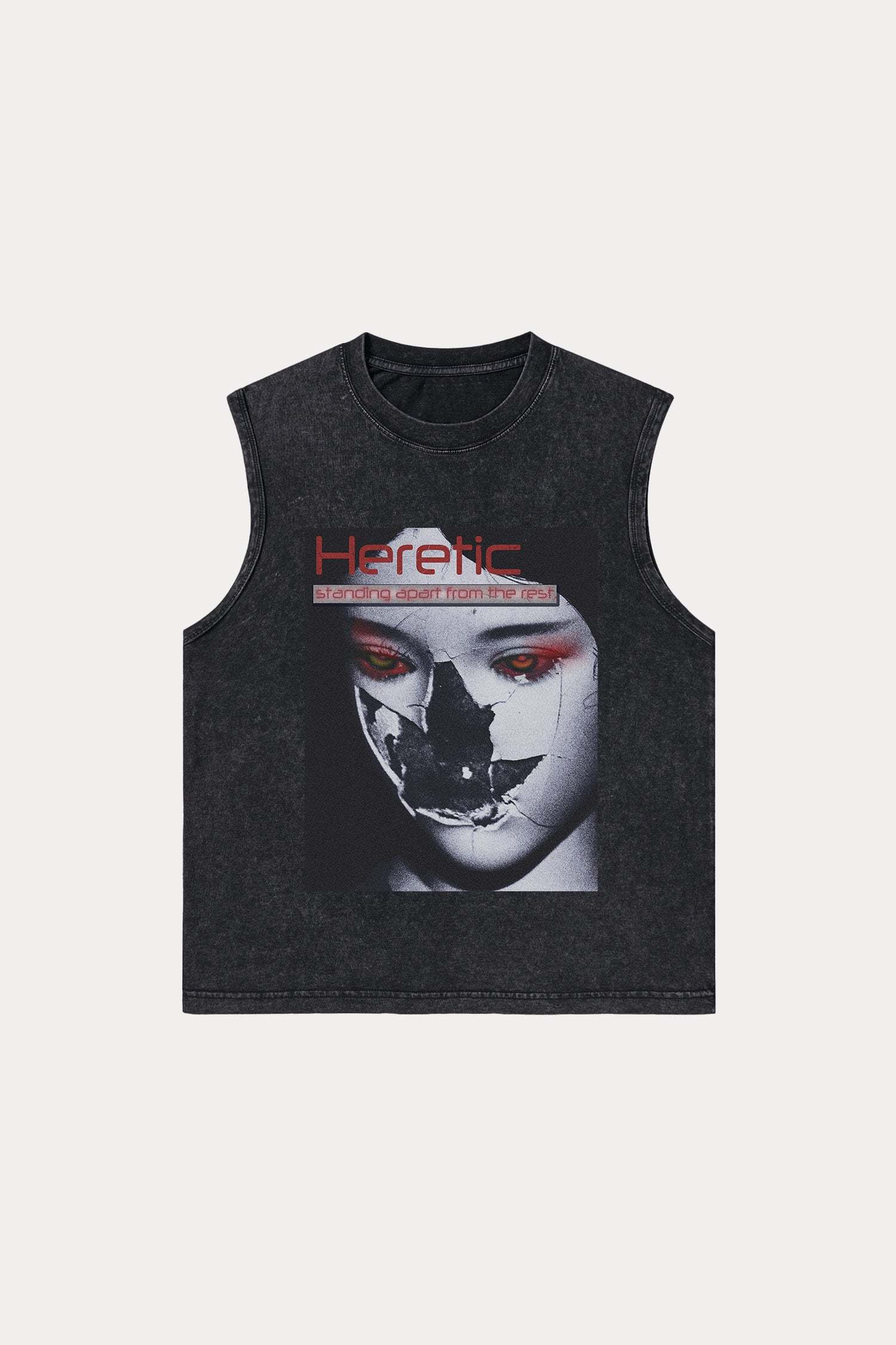 Evilnova Heretic Washed Tank Top-Evilnova