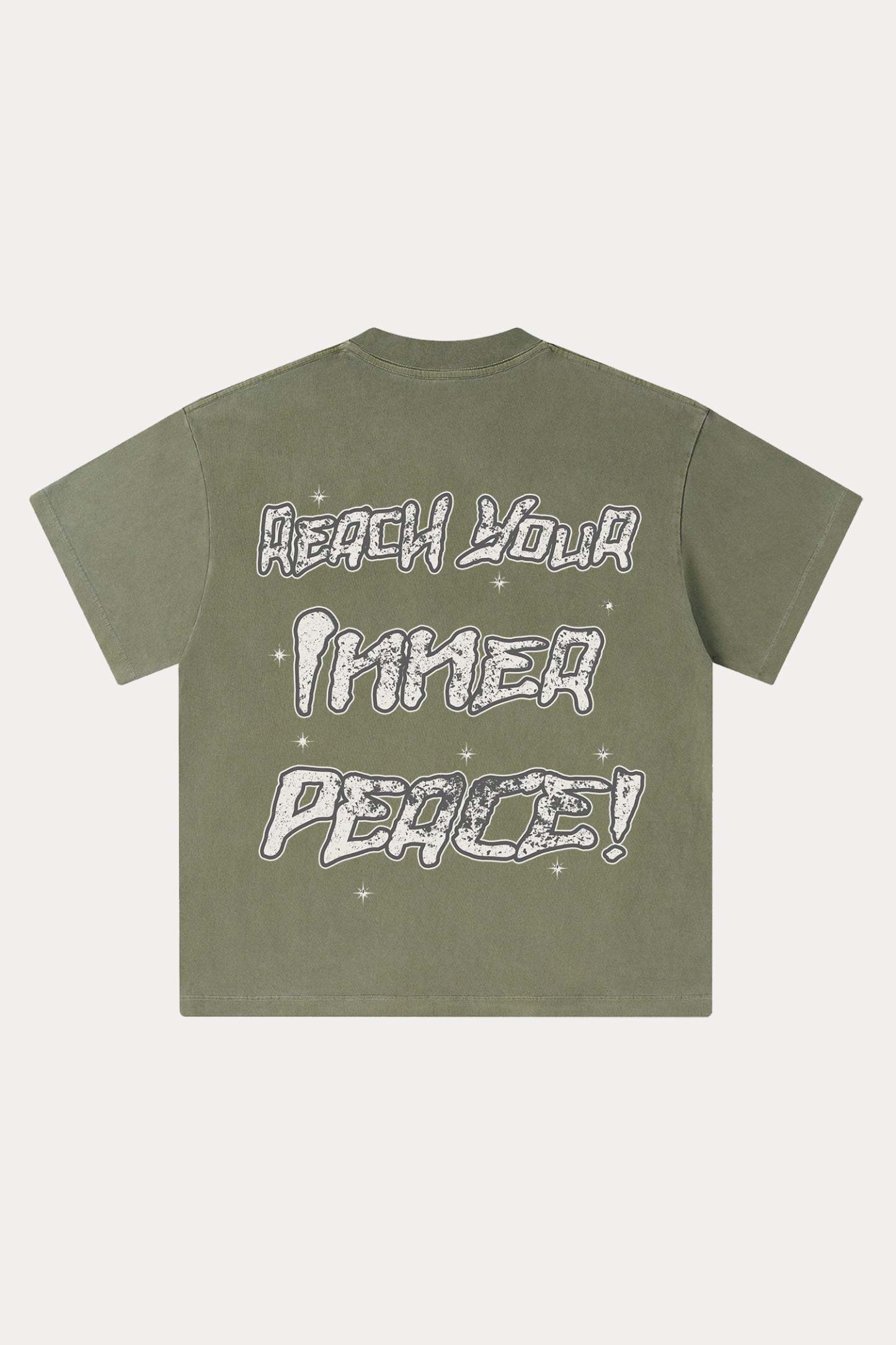 Evilnova Meditation Washed Streetwear T-Shirt-Evilnova