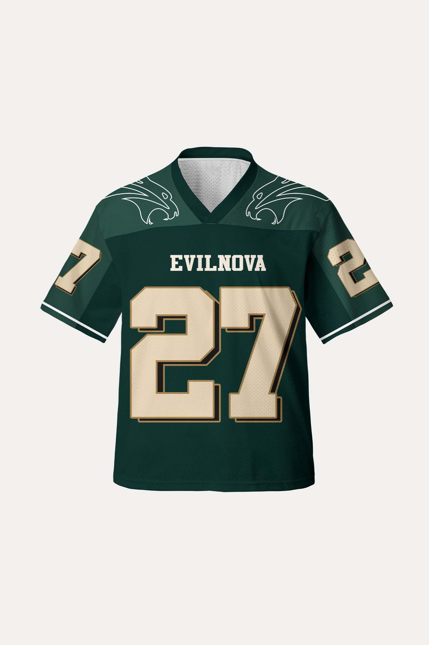 Evilnova Green NO.27 Mesh Sport Jersey-Evilnova