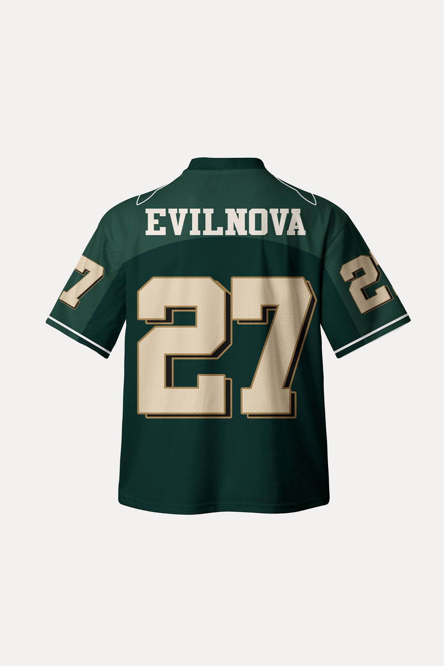 Evilnova Green NO.27 Mesh Sport Jersey-Evilnova