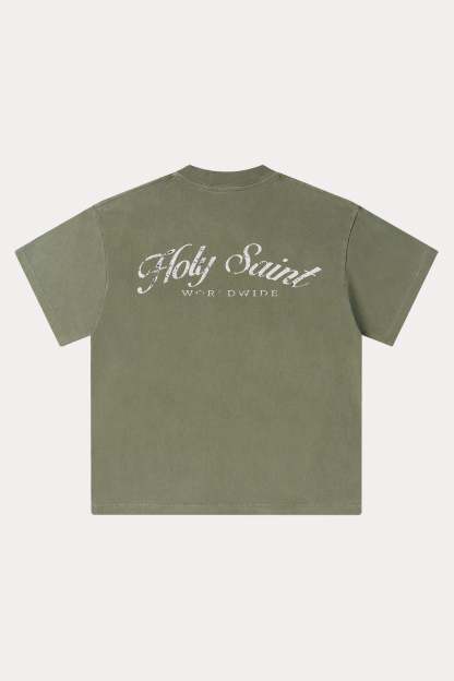 Evilnova Holy Saint Washed Streetwear T-Shirt-Evilnova